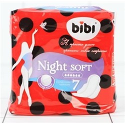Прокладки гигиенические BiBi Night Soft 10 шт 0379