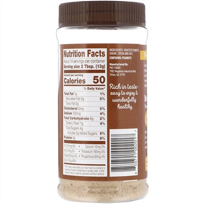 PB2 Foods, PB2, арахисовая паста с порошком с какао, 184 г (6,5 унции)