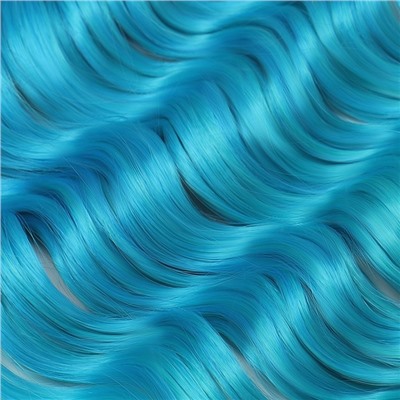 МЕРИДА Афролоконы, 60 см, 270 гр, цвет голубой/изумрудный HKBТ4537/Т5127 (Ариэль)