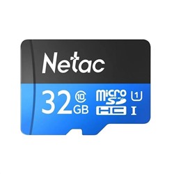 Карта флэш-памяти MicroSD 32 Гб Netac P500  Standard  UHS-I (90 Mb/s) без адаптера (Class 1class 10)