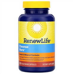 Renew Life, CleanseMore, 100 вегетарианских капсул