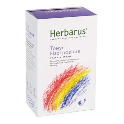Чай из трав "Тонус-настроение", листовой Herbarus, 50 г
