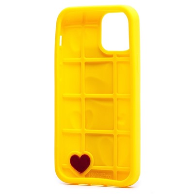 Чехол-накладка - SC319 для "Apple iPhone 12/iPhone 12 Pro" (yellow) (215403)