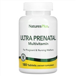 Nature's Plus, Ultra Prenatal, пренатальные витамины, 180 таблеток