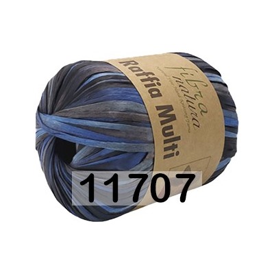 Пряжа Fibra Natura Raffia Multi