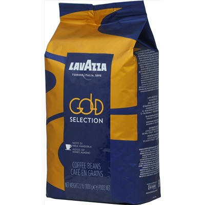 LAVAZZA. Gold Selection (зерновой) 1 кг. мягкая упаковка