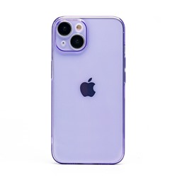 Чехол-накладка - SC344 для "Apple iPhone 14" (transparent/violet) (232029)