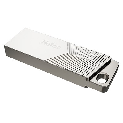 Флэш накопитель USB 128 Гб Netac UM1 3.2 (white/silver)