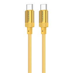 Кабель Type-C - Type-C Borofone BX108 PD 60W 100см 3A  (gold)