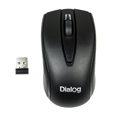 Мышь оптическая беспроводная Dialog Comfort MROC-17U RF (black)