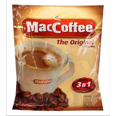 КОФЕ: MacCoffee (3в1) /В уп 25 пакетиков по 20гр