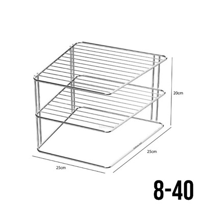Подставка для посуды 3-х уровневая 25*25*20см