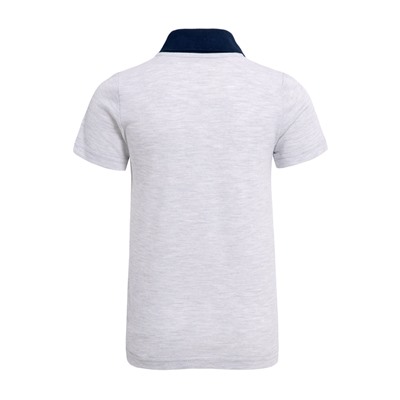 футболка-поло 1ПДПК1530890; светло-серый+темно-синий77