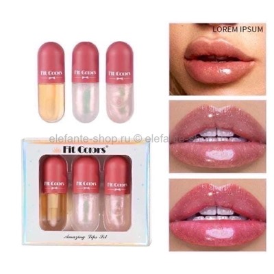 Набор блесков для губ FIT COLORS Amazing Lips Set