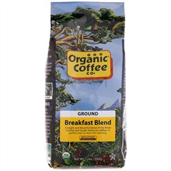 Organic Coffee Co., Смесь для завтрака, молотый кофе, 340 г (12 унций)