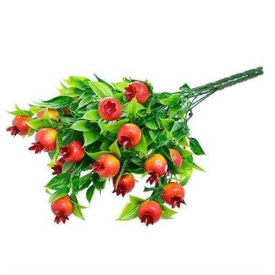 Цветок искусственный Ягоды 33 см / 60-2 /уп 300/900/
