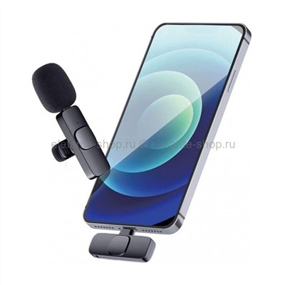 Беспроводной микрофон для смартфона К8 Wireless Microphone Black (15)