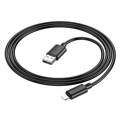 Кабель USB - Apple lightning Hoco X88  100см 2,4A  (black)