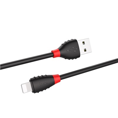 Кабель USB - Apple lightning Hoco X27 Excellent  120см 2,4A  (black)