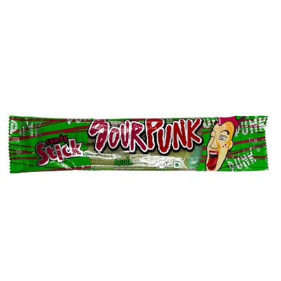 Жевательный мармелад кислый со вкусом яблока Sour Punk Stick, Таиланд, 40 г Акция