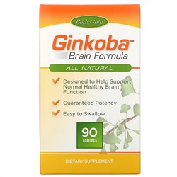 BodyGold, формула для мозга «Гинкоба», 90 таблеток
