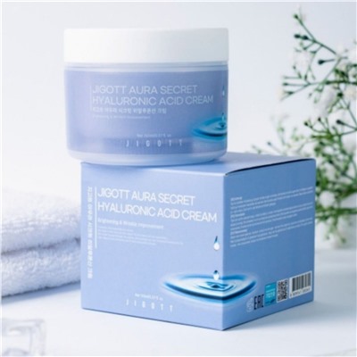 Jigott Крем для лица с гиалуроновой кислотой / Aura Secret Hyaluronic Acid Cream, 150 мл