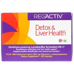 Dr. Ohhira's, Reg'Activ, Detox & Liver Health, детокс и здоровье печени, 60 капсул
