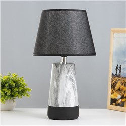 Настольная лампа "Адриен" E14 40Вт серый-черный 23х23х40 см RISALUX