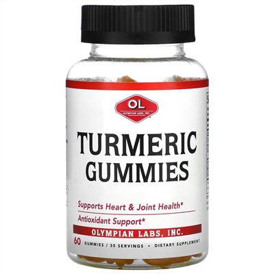 Olympian Labs, Turmeric Gummies, 60 Gummies