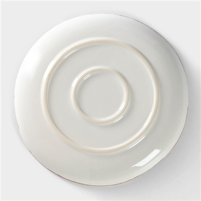 Тарелка фарфоровая Punto bianca, d=26,5 см