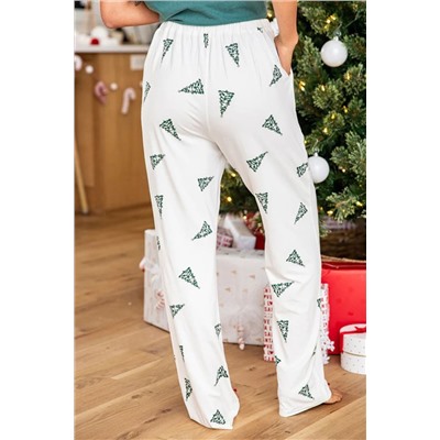 Skobeloff Christmas Tree Print Tee and Pants Lounge Set