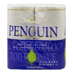 Туалетная бумага Penguin Marutomi (2 слоя), Япония