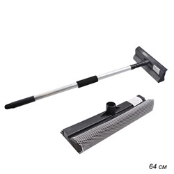 Швабра для мытья окон 95 см телескопическая ручка / HL-4 /уп 100/