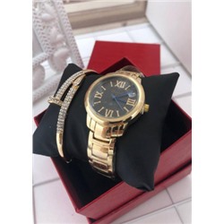 Подарочный набор для женщин часы, браслет + коробка #21177595