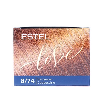 Стойкая крем-краска  для волос ESTEL LOVE капучино