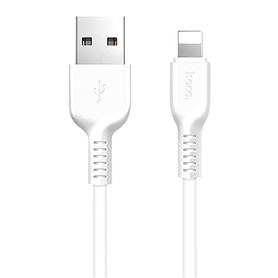 Кабель USB - Apple lightning Hoco X13 Easy (повр. уп)  100см 2A  (white)