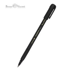 Ручка гелевая "SimpleWrite BLACK" 0.5 мм синяя 20-0066 Bruno Visconti