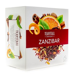 Гринвей Чайный напиток TeaVitall Anyday «Zanzibar», 38 фильтр-пакетов