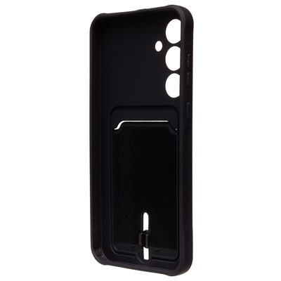 Чехол-накладка - SC304 с картхолдером для "Samsung Galaxy A55" (black) (228727)