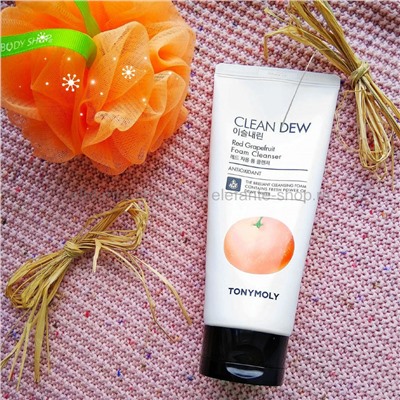 Пенка Tony Moly Clean Dew Red Grapefruit Foam Cleanser 180ml (125)