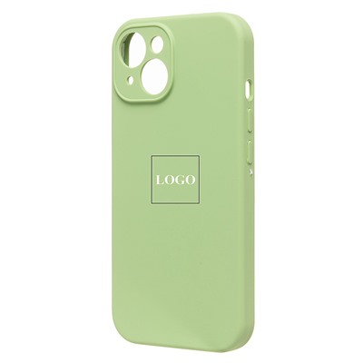 Чехол-накладка ORG Soft Touch с закрытой камерой для "Apple iPhone 15" (green) (230159)