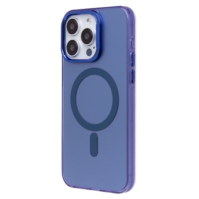 Чехол-накладка - SM025 SafeMag для "Apple iPhone 15 Pro Max" (blue) (232078)