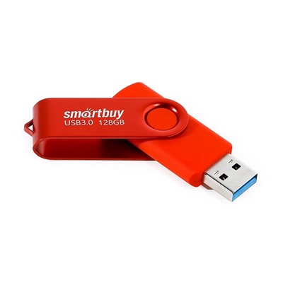 Флэш накопитель USB 128 Гб Smart Buy Twist 3.0 (red)