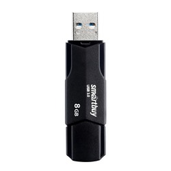 Флэш накопитель USB  8 Гб Smart Buy CLUE 3.1 (black)