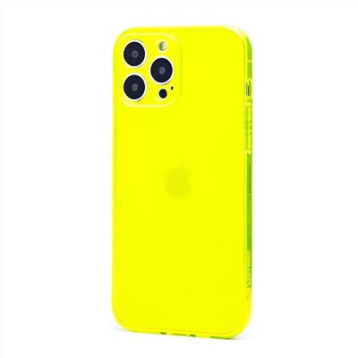 Чехол-накладка - SC344 для "Apple iPhone 13 Pro Max" (transparent/yellow) (232031)