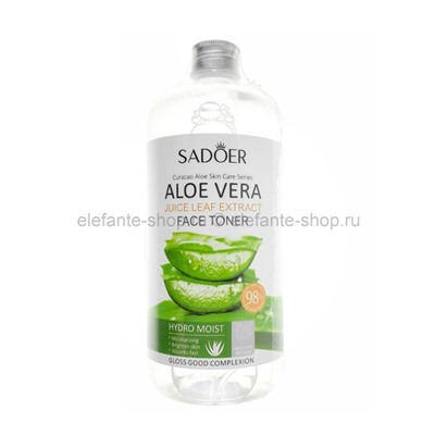 Тонер для лица с экстрактом алоэ Sadoer Aloe Vera Toner 500ml