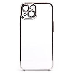 Чехол-накладка - PC073 с закрытой камерой для "Apple iPhone 14" (silver) (213858)