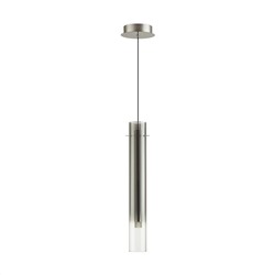 5061/5LA PENDANT ODL24 317 серебристый/дымчатый/металл/стекло Подвес LED 4W 3000K SHINY