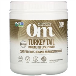 Om Mushrooms, Turkey Tail, Certified 100% Organic Mushroom Powder, 7.05 oz (200 g)