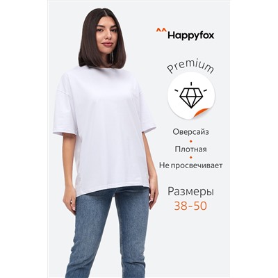 Женская футболка оверсайз Happyfox